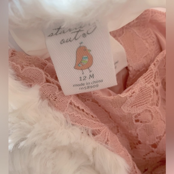 NWT 3- piece Starting out infant girls 12 month baby girls dress & leggings - Picture 4 of 4